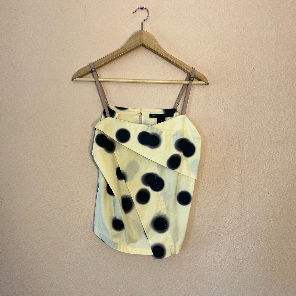 Polka dotted blouse with matching sweater from Marc by Marc Jacobs